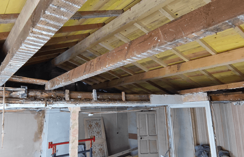 Rénovation d’une maison à Vénérieu (38460)