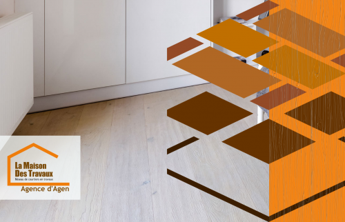 Pose d’un parquet isolant et élégant : une finition qui change tout dans une chambre moderne à Agen.