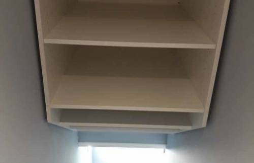 Vision du dessous de l'escalier 