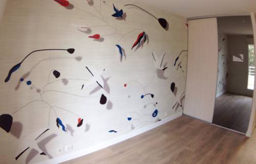 Papier peint panoramique dans la chambre enfant