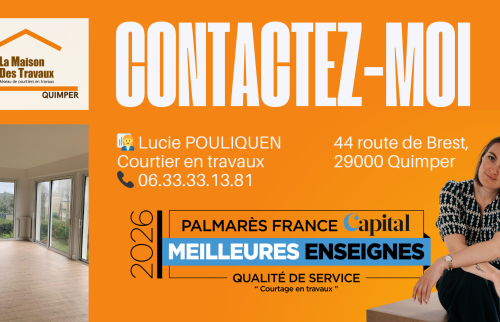 La Maison Des Travaux Quimper accompagne vos projets de rénovation de sol à Tréffiagat avec un suivi humain, des artisans fiables et des solutions adaptées.