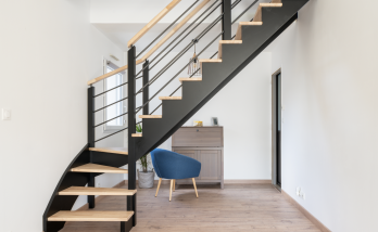 Pose d'un escalier à Rezé