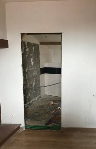 Rénovation entrée de salle de bain à Beaumont 