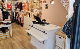 Rénovation d’un local commercial pour créer une boutique de vêtements dans l’Aube entrée