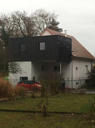 Surélévation en acier maison Libourne