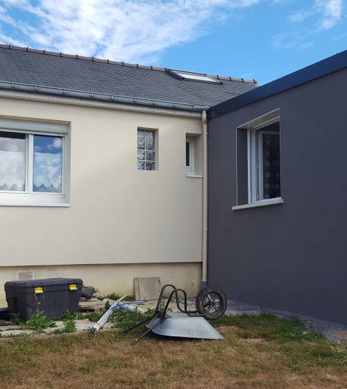 Pose d'un bardage pour isoler à Tourlaville (50110)