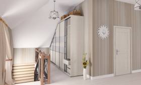 Aménagement de dressing sur mesure dans les combles - Machecoul 44270