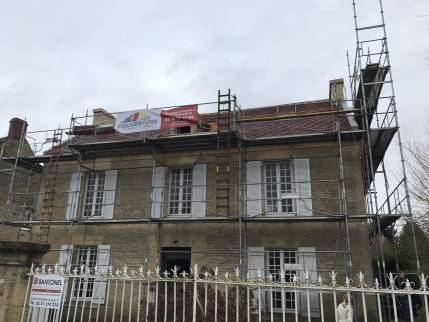 Travaux de rénovation de la couverture (Mathieu 14920)