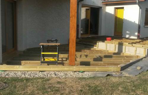  Pose de la strcuture bois