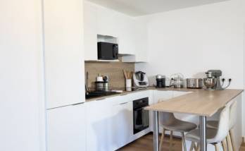 vue d'ensemble de la cuisine 