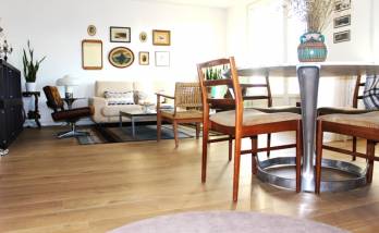 rénovation murs et plafond salle à manger 