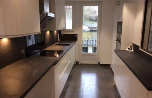 Création d'une cuisine aménagée à Trouville