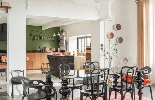 Surélévation d'une maison de 1900 pour créer une cuisine ouverte à Saint-Sébastien-sur-Loire-salon