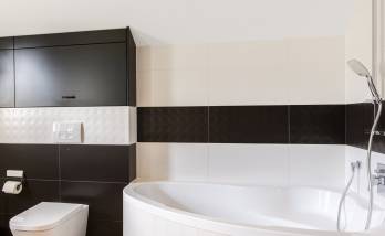 Baignoire d'angle