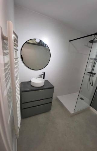 Réalisation d’une salle de bain à Morestel