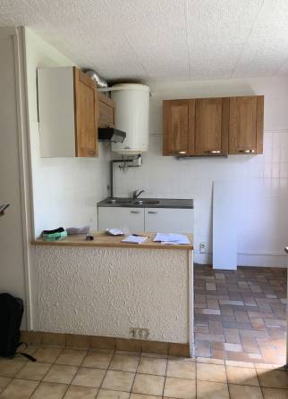 Photo de la cuisine avant travaux