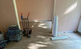 Rénovation en cours d'un appartement à Soissons