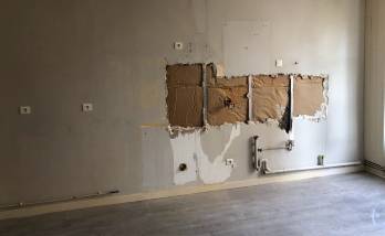 Réfectiond es murs de la cuisine