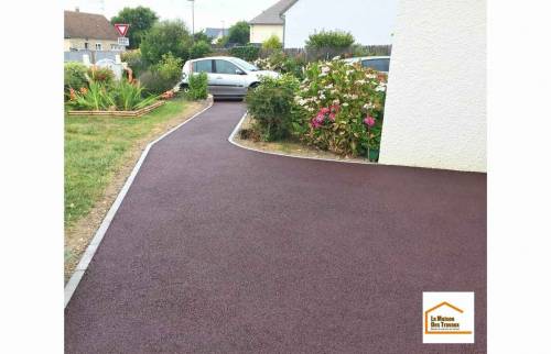 Création d'une allée en enrobé à Granville (50400)