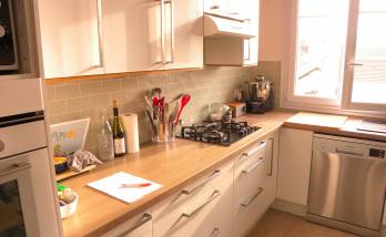 Rénovation partielle d'une cuisine à Asnières (92600)