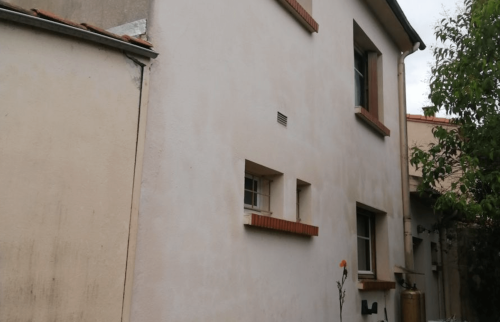 Façade arrière de la maison avant travaux