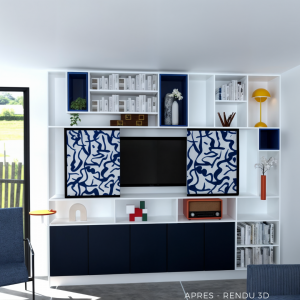 HAUD meuble télé - Margot De smedt - La Maison Des Architectes