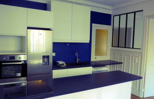 renovation appartement Courbevoie 92400 cuisine ouverte