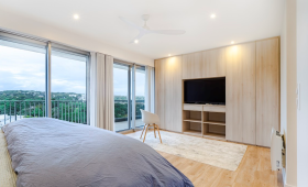 Rénovation de chambre avec vue