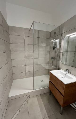 Salle de bain travaux terminés