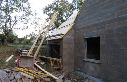 Construction d’une charpente - Caudan (56850)