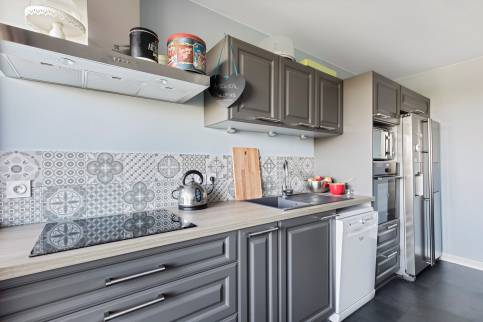 Rénovation d'Appartement Lyon La Mulatière - Cuisine Après Travaux