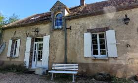 La façade principale de la maison