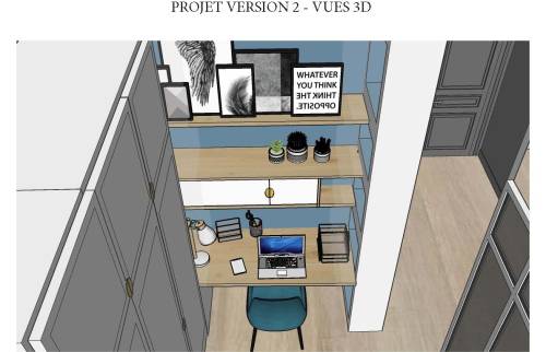 Relookage d’une très grande entrée à Colombes (92700) 