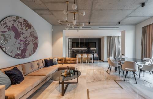 Pose de sol en marbre 