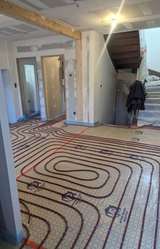 Début d’une rénovation complète d’une maison de maître à Ruy Montceau