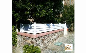 Muret en PVC