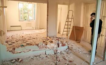 Rénovation cheminée et abattement mur porteur pour nouvel espace de vie à Coin-les-Cuvry 57420