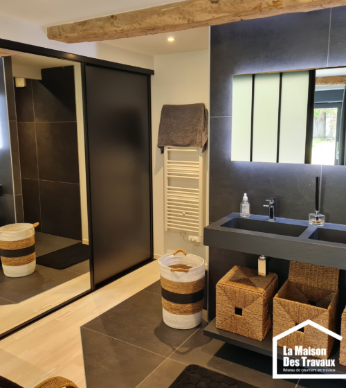 transformation d'un garage en une chambre parentale 