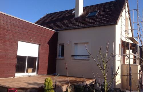 Façade jardin après ravalement