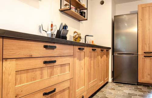 Meubles de cuisine finition bois