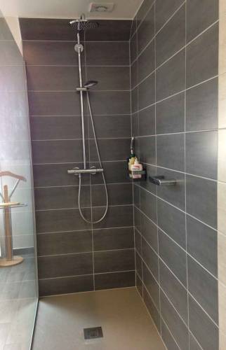 Douche à l'italienne après rénovation à Sierentz