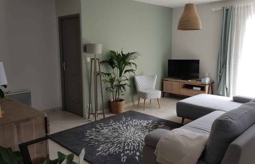 Rénovation de maison près de Cognac : nouvel espace salon