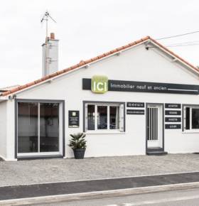 Transformation d’une maison en agence immobilière – Projet Vivre Ici aux Sorinières (44840)