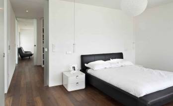 chambre rénovée parquet chêne massif