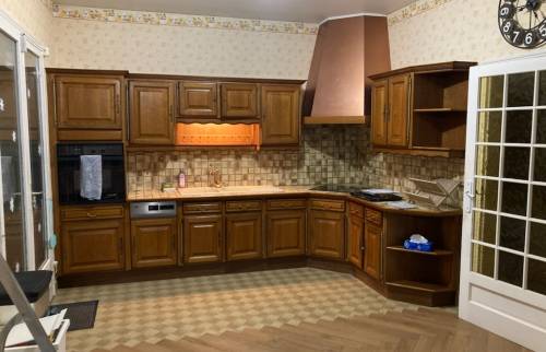 Réalisation d’une cuisine sur Meyrié dans une maison des années 70