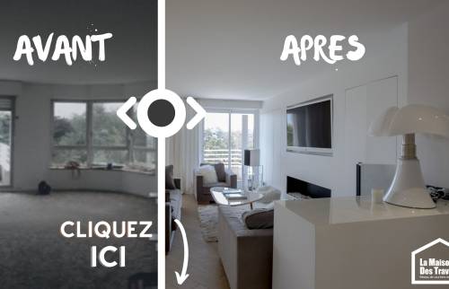 Photos avant-après rénovation de salons