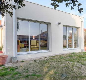 Extension de maison à toit plat