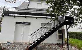 Ravalement de façade après travaux - Nantes (44)