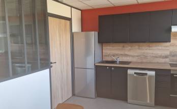 Rénovation cuisine cloison vitrée Seyssins