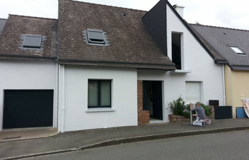 Rénovation d'une façade à Jullouville (après)